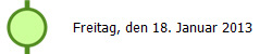 Freitag, den 18. Januar 2013