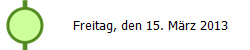 Freitag, den 15. März 2013