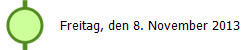 Freitag, den 8. November 2013