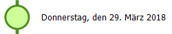 Donnerstag, den 29. März 2018