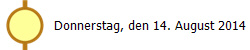 Donnerstag, den 14. August 2014