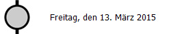 Freitag, den 13. März 2015