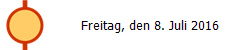 Freitag, den 8. Juli 2016