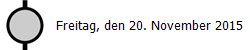 Freitag, den 20. November 2015