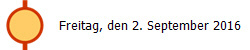 Freitag, den 2. September 2016