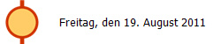 Freitag, den 19. August 2011