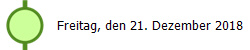 Freitag, den 21. Dezember 2018