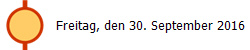 Freitag, den 30. September 2016