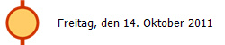 Freitag, den 14. Oktober 2011