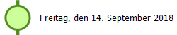 Freitag, den 14. September 2018