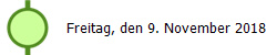 Freitag, den 9. November 2018