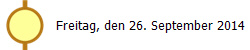 Freitag, den 26. September 2014