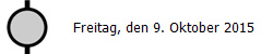 Freitag, den 9. Oktober 2015 