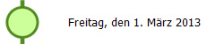 Freitag, den 1. März 2013