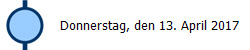 Donnerstag, den 13. April 2017