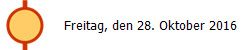 Freitag, den 28. Oktober 2016