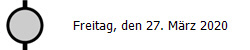 Freitag, den 27. März 2020