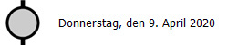 Donnerstag, den 9. April 2020